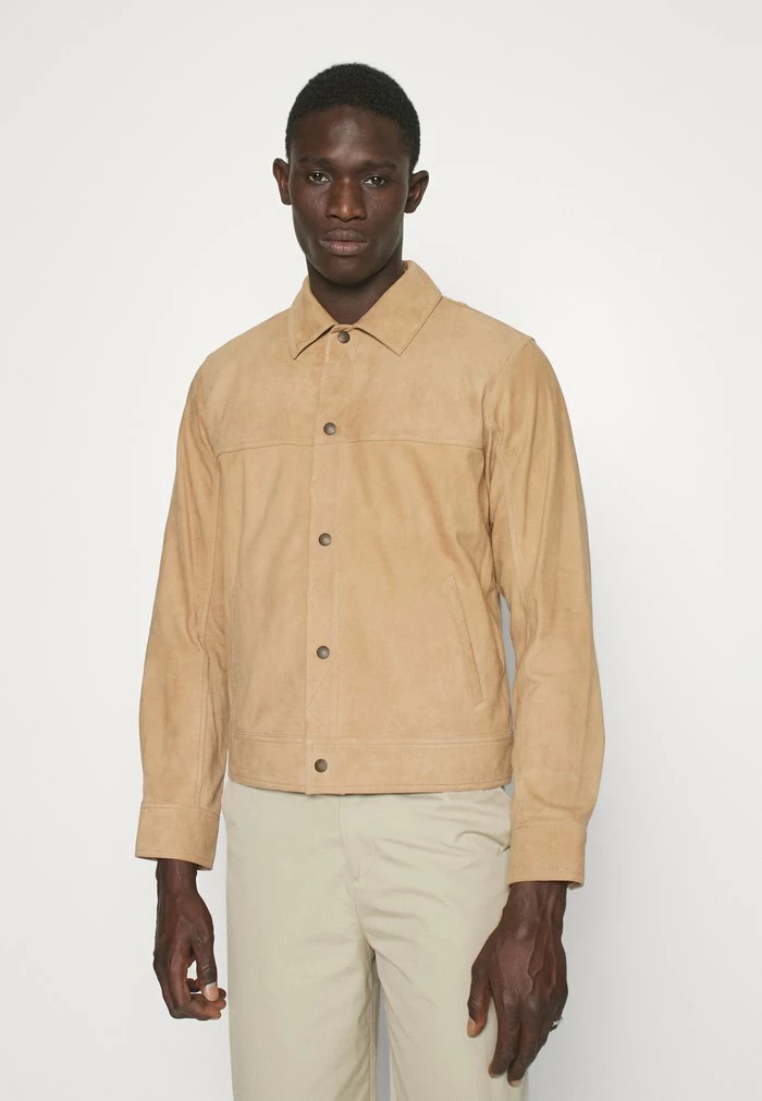 OWEN JACKET - Leather jacket - tan Rag & Bone OWEN JACKET - Leather Jacket - Tan -US rag & bone Sales shop 8ad56eff51e340468b08b46276df02e1