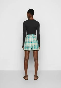 Rag & Bone IVY PLAID SHORT BLACK LABEL - Shorts - Green -US rag & bone Sales shop 8cedbe975b23425db97647e33bfc4d85