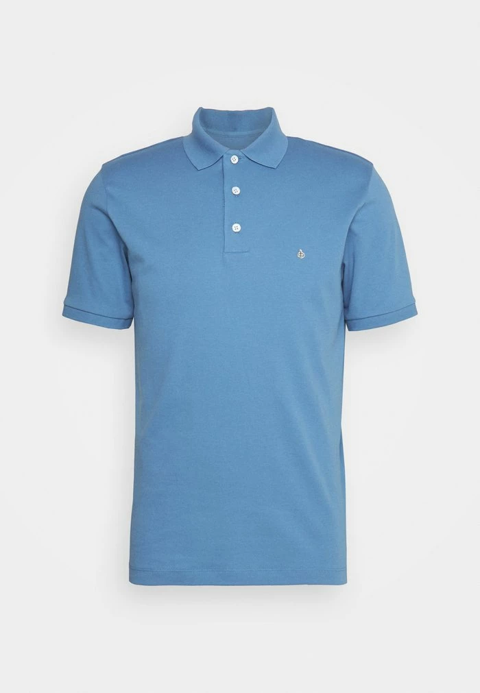 INTERLOCK - Polo shirt - blue Rag & Bone INTERLOCK - Polo Shirt - Blue -US rag & bone Sales shop 8f5219201c5d42cab3224b4bead57020