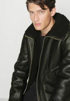 Rag & Bone STANLEY JACKET - Leather Jacket - Black -US rag & bone Sales shop 8fd9f1ba5ee447fa8ab304e2edde70a1