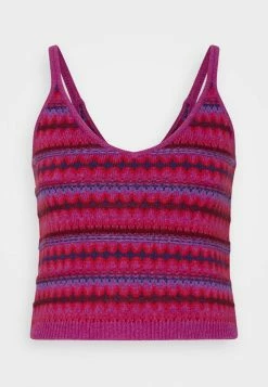 Rag & Bone WILLOW FAIRISLE CAMI - Top - Purple -US rag & bone Sales shop 990c2701ca264a36bfdf6dfec2fb7153