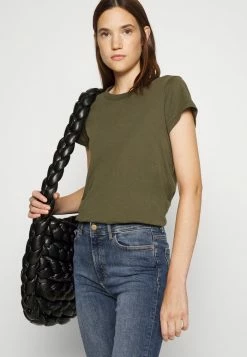 Rag & Bone TEE - Basic T-shirt - Olive -US rag & bone Sales shop 9a0a917232e34559902324a85813e4fb