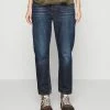 Rag & Bone NINA HIGH RISE ANKLE - Slim Fit Jeans - Dark Blue
