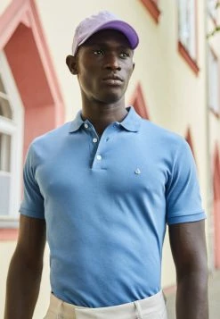 Rag & Bone INTERLOCK - Polo Shirt - Blue 4 Rag & Bone INTERLOCK - Polo Shirt - Blue -US rag & bone Sales shop 9ab9eee4f0cb465ea179b01f5cf6e2ec