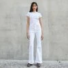 Rag & Bone CASEY HIGH RISE FLARE - Relaxed Fit Jeans - Optic White -US rag & bone Sales shop 9baa314c3bff4fb2b7c21baaa55aab30