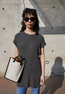 Rag & Bone DAKOTABLACK LABEL - Print T-shirt - Darkgrey