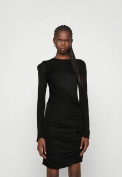 Rag & Bone HOLLY DRAPE MINI DRESS - Day Dress - Black