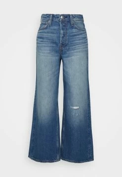 Rag & Bone MAYA HIGH RISE ANKLE WIDE LEG - Relaxed Fit Jeans - Blue