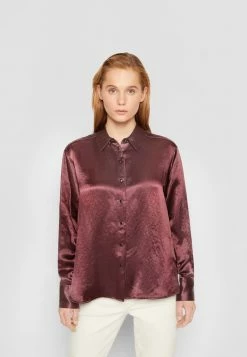 Rag & Bone ELIAS SHIRT - Button-down Blouse - Burgundy
