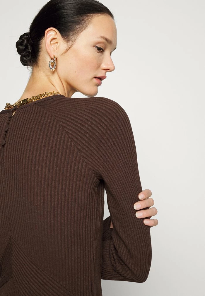 ECHO LONGSLEEVE - Jumper - dark brown Rag & Bone ECHO LONGSLEEVE - Jumper - Dark Brown -US rag & bone Sales shop a6990dae49fb40999f2c11e5704ef4ed