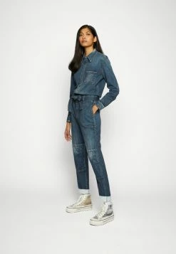 Rag & Bone MIRAMAR - Jumpsuit - Blue Denim -US rag & bone Sales shop ab4d7aa1642e43f29370ba6c7b288428