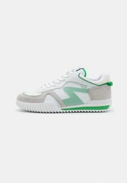Rag & Bone RETRO RUNNER - Trainers - White/green