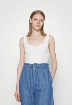 Rag & Bone ASHER TANK - Top - Ivory -US rag & bone Sales shop ac0e66c0e0a94996801096aed7b1a695