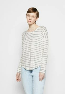 Rag & Bone THE KNIT STRIPED LABEL - Long Sleeved Top - White/grey 4 Rag & Bone THE KNIT STRIPED LABEL - Long Sleeved Top - White/grey -US rag & bone Sales shop b54ad73327f0405db0203a6e03062781
