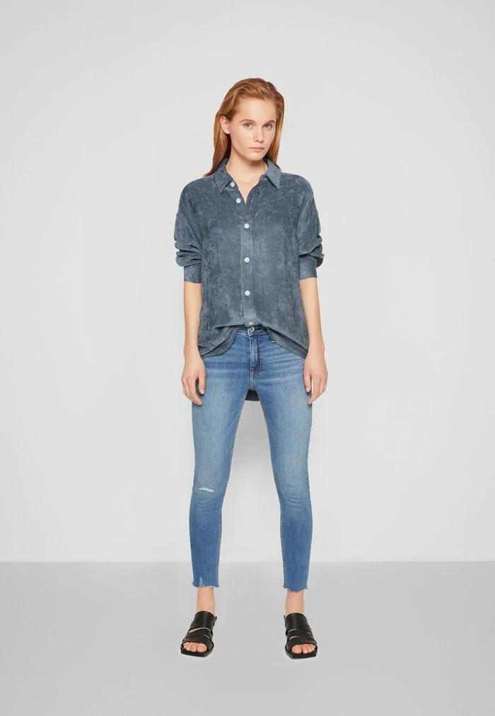 NUSA SHIRT - Button-down blouse - deep blue Rag & Bone NUSA SHIRT - Button-down Blouse - Deep Blue -US rag & bone Sales shop b9290938bcc64dc19b344beb9e5f1e6f
