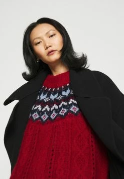 Rag & Bone WILLOW FAIRISLE CREW BLACK LABEL - Jumper - Redmult -US rag & bone Sales shop b93f015ae49c49e09fab44913c60fe17