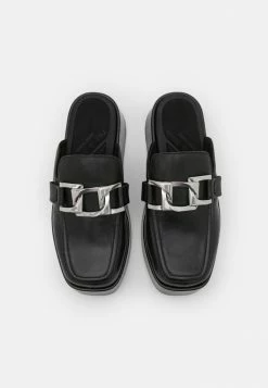 Rag & Bone LOGAN LOAFER - Heeled Mules - Black -US rag & bone Sales shop b9f2518946094ef5b5e9e59f32242c38