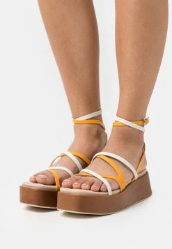 Rag & Bone LOGAN - Platform Sandals - Saffron
