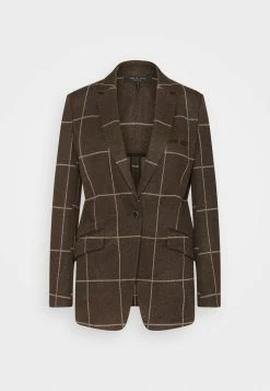 Rag & Bone MARGOT CHECK - Blazer - Brown -US rag & bone Sales shop c2d6949418f8418b929935d41d554305
