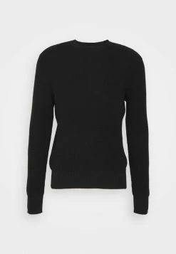 Rag & Bone DEXTER WAFFLE CREW - Jumper - Black 6 Rag & Bone DEXTER WAFFLE CREW - Jumper - Black -US rag & bone Sales shop c91325d449794772924e5e041074f611