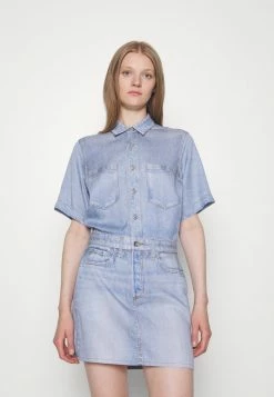 Rag & Bone LIQUID MIRAMAR DRESS - Day Dress - Blue Denim -US rag & bone Sales shop cab9cfdf76ce4402aad44d64905f91a1