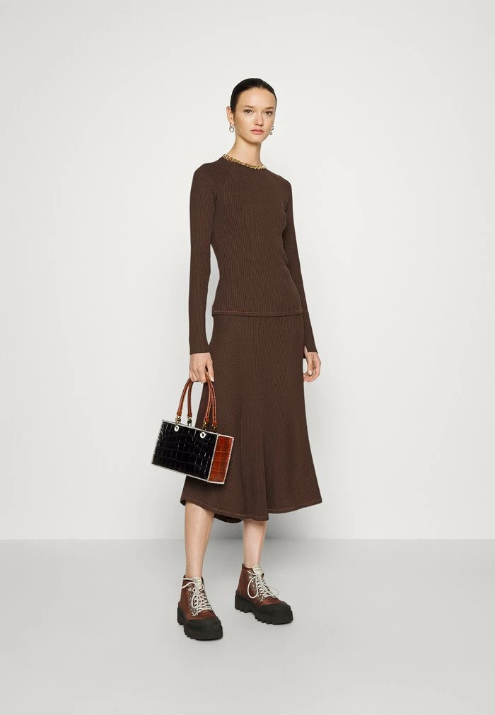 ECHO LONGSLEEVE - Jumper - dark brown Rag & Bone ECHO LONGSLEEVE - Jumper - Dark Brown -US rag & bone Sales shop cbc7c971b66a40bfa21418203ee2c70c