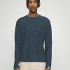 Rag & Bone CLAYTON CREW - Jumper - Dark Blue -US rag & bone Sales shop cd1e9f44cefa413eb388a6908b3d81b5