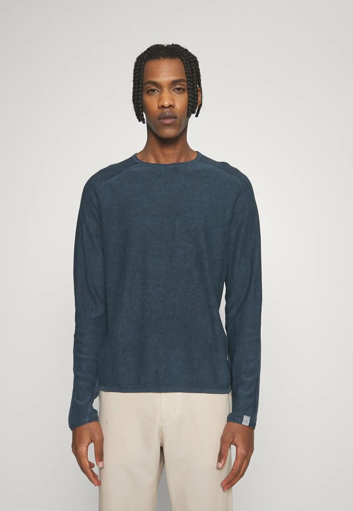 CLAYTON CREW - Jumper - dark blue Rag & Bone CLAYTON CREW - Jumper - Dark Blue -US rag & bone Sales shop cd1e9f44cefa413eb388a6908b3d81b5