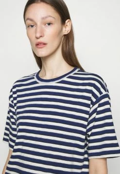 Rag & Bone THE SLUB DRESS LABEL - Jersey Dress - White/blue 7 Rag & Bone THE SLUB DRESS LABEL - Jersey Dress - White/blue -US rag & bone Sales shop cd2520060038449c9e95f0c60602a158