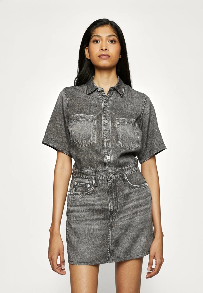 LIQUID MIRAMAR DRESS - Day dress - black magic Rag & Bone LIQUID MIRAMAR DRESS - Day Dress - Black Magic -US rag & bone Sales shop ce849e4285224b21b0b392db269b2abe