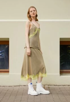 Rag & Bone JACI - A-line Skirt - Olive Green