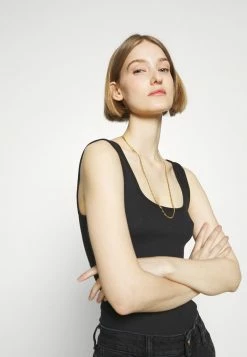 Rag & Bone THE ESSENTIAL SCOOP NECK TANK LABEL - Top - Black -US rag & bone Sales shop cf2a57f78b8b42629713e22d65eb6b20