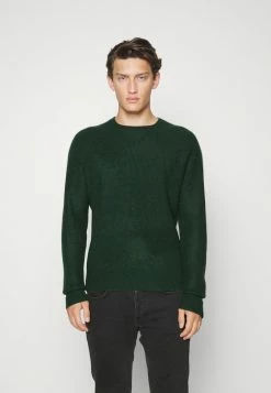 Rag & Bone LIGHTWEIGHT PIERCE CREW - Jumper - Darkgreen