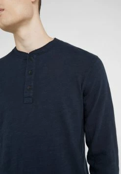 Rag & Bone CLASSIC HENLEY - Long Sleeved Top - Deep Navy 6 Rag & Bone CLASSIC HENLEY - Long Sleeved Top - Deep Navy -US rag & bone Sales shop d87bfa357ddf45829a9e333ee1bae867