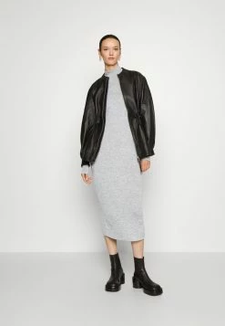Rag & Bone THE NECK DRESS - Jumper Dress - Mottled Light Grey -US rag & bone Sales shop d8b9a5f9398e4b9a95e41e85b5b6f08a