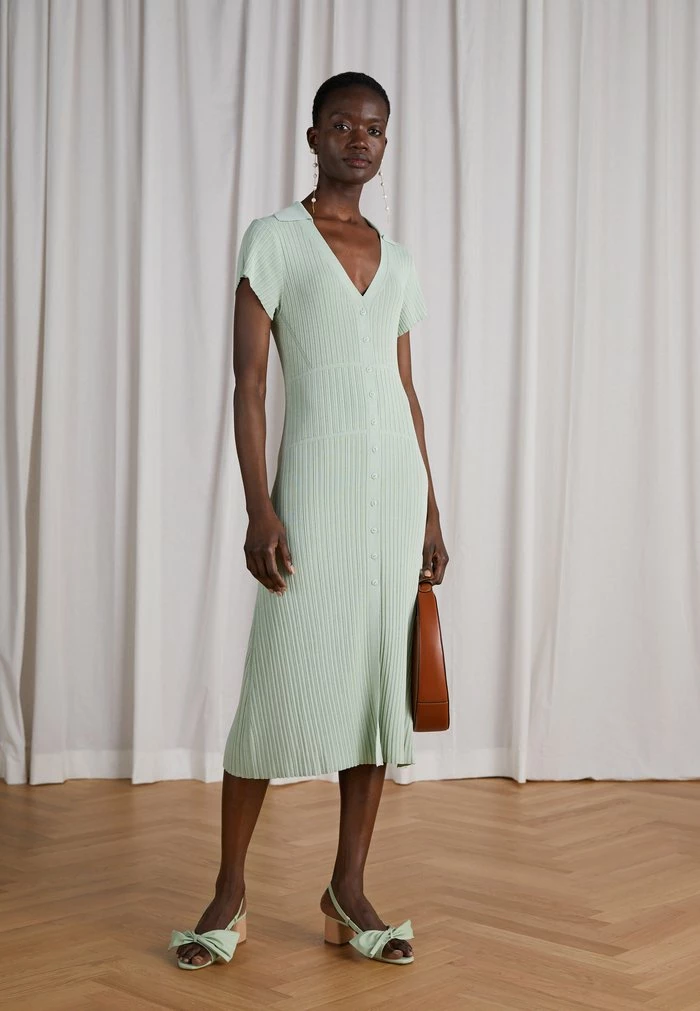 ESME DRESS BLACK LABEL - Jumper dress - mint Rag & Bone ESME DRESS BLACK LABEL - Jumper Dress - Mint -US rag & bone Sales shop d9f13dd1271e48fdabfb95fc0832e97f