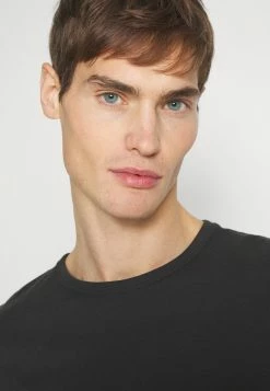 Rag & Bone PRINCIPLE BASE TEE - Long Sleeved Top - Black -US rag & bone Sales shop dba2a8b3fc5d46da95643383e85c53d8