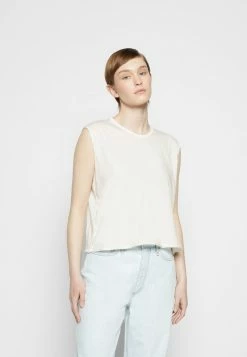 Rag & Bone THE GAIA MUSCLE TANK LABEL - Top - White -US rag & bone Sales shop dea48de61ee346e1a794d4f1ccf8fb43
