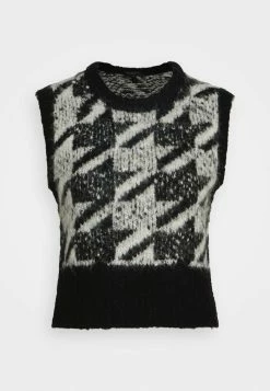 Rag & Bone EDITH VEST - Jumper - Black -US rag & bone Sales shop df35dc72caaa44b380ec8fabf68772b8