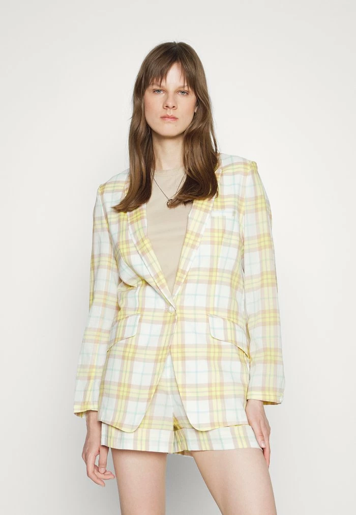 MARGOT PLAID - Short coat - white Rag & Bone MARGOT PLAID - Short Coat - White -US rag & bone Sales shop e1bcf9b370c44c9a8ba5baa2dcb0a713