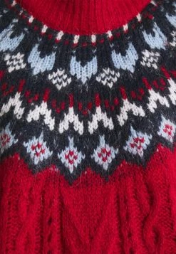 Rag & Bone WILLOW FAIRISLE CREW BLACK LABEL - Jumper - Redmult -US rag & bone Sales shop e27daf8aa14644df9e5554335e2d5b1a