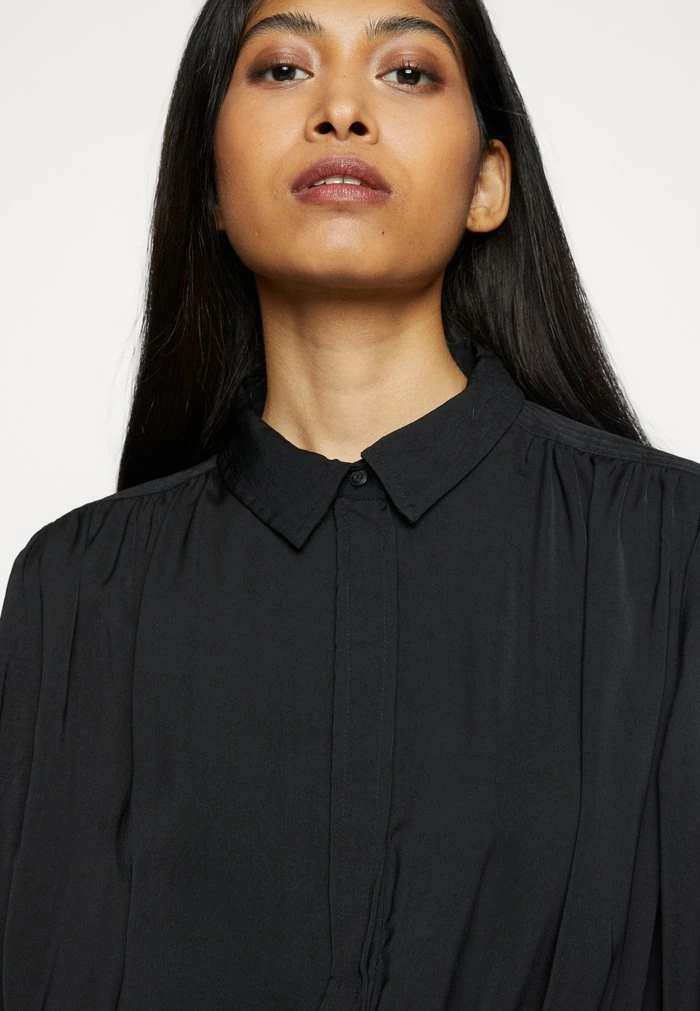 BAILEY SMOCKED DRESS - Day dress - black Rag & Bone BAILEY SMOCKED DRESS - Day Dress - Black -US rag & bone Sales shop e5cde832066442eb94838459fe54fb03