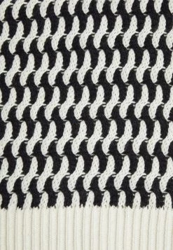 Rag & Bone QUINN CREW LABEL - Jumper - Black/multi -US rag & bone Sales shop e6c4ca87c3b74eb997b3d4dddb0f917d