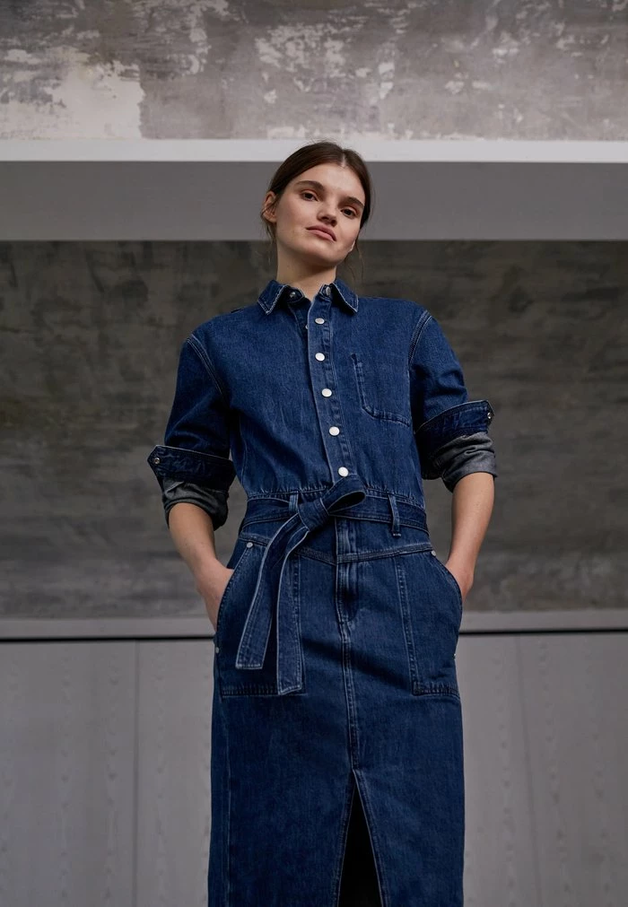 MIA DRESS - Denim dress - vincent Rag & Bone MIA DRESS - Denim Dress - Vincent -US rag & bone Sales shop e80ff4bded794c689dd8229ab678531f