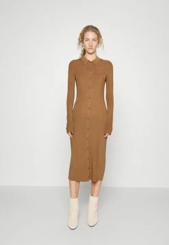 Rag & Bone PACEY BUTTON DOWN DRESS - Jumper Dress - Khaki