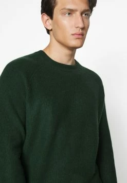 Rag & Bone LIGHTWEIGHT PIERCE CREW - Jumper - Darkgreen -US rag & bone Sales shop ea0fa68a033c4931a3e61abc45f56b47