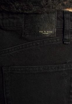 Rag & Bone NINA HIGH RISE ANKLE CIGARETTE - Relaxed Fit Jeans - Black -US rag & bone Sales shop ea82f669f60f4fcda4cad7aefaefe4c9