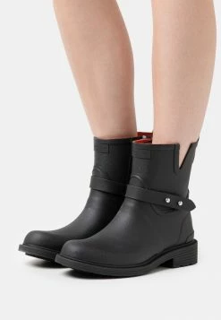 Rag & Bone MOTO RAIN BOOT - Wellies - Black