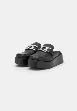 Rag & Bone LOGAN LOAFER - Heeled Mules - Black -US rag & bone Sales shop ed064c7d4d30451db368cd539701c8bd