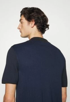 Rag & Bone HERRINGBONE SNAP FRONT AVERY - Shirt - Black/navy -US rag & bone Sales shop ef534ad209e043438e89e63b65d69222